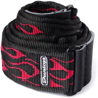 Dunlop Classic Strap Flame Red Dunlop Classic Strap Flame Red