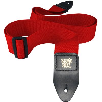 Ernie Ball Polypro Strap Red Ernie Ball Polypro Strap Red
