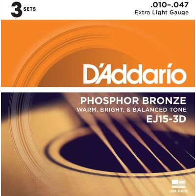 D'Addario Ej15-3d D'Addario Ej15-3d