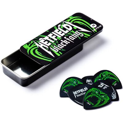 Dunlop Hetfield Black Fang 0.94 Pick Tin Dunlop Hetfield Black Fang 0.94 Pick Tin