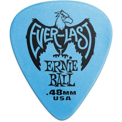 Ernie Ball Everlast Picks 0.48 Blue Ernie Ball Everlast Picks 0.48 Blue