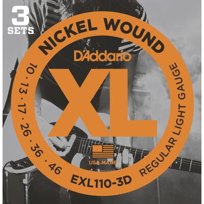 D'Addario Exl110-3d D'Addario Exl110-3d