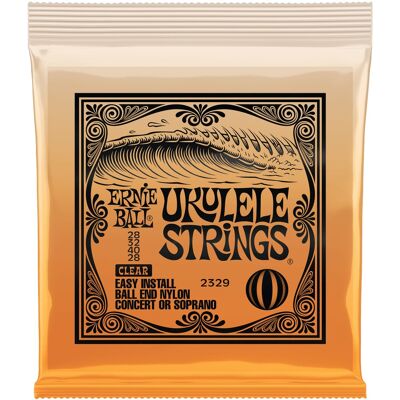 Ernie Ball Ukulele Strings Clear Nylon Ernie Ball Ukulele Strings Clear Nylon