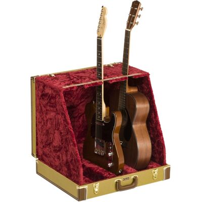 Fender Classic Series Case Stand Tweed 3 Guitar Fender Classic Series Case Stand Tweed 3 Guitar
