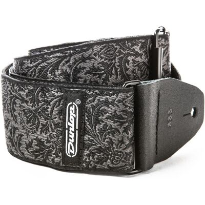 Dunlop Jacquard Strap Black Thistle Dunlop Jacquard Strap Black Thistle