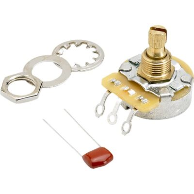 Fender 250k No-Load Split Shaft Potentiometer Fender 250k No-Load Split Shaft Potentiometer