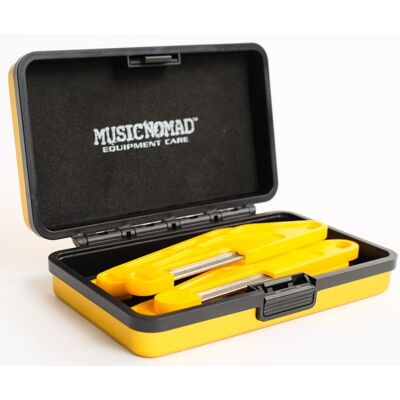Music Nomad Electric Guitar Diamond Coated Nut File Set Light Strings Music Nomad Electric Guitar Diamond Coated Nut File Set Light Strings