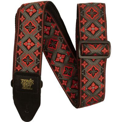 Ernie Ball Jacquard Strap Red King Ernie Ball Jacquard Strap Red King