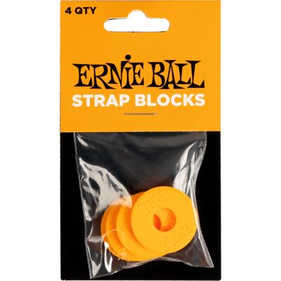 Ernie Ball Strap Blocks Orange Ernie Ball Strap Blocks Orange