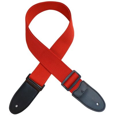 Soundsation Poly Guitar Strap Red Soundsation Poly Guitar Strap Red