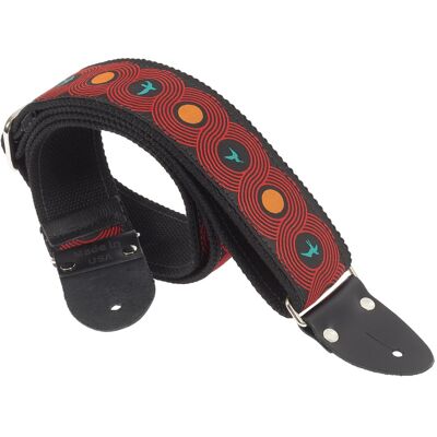 Prs 2” Deluxe Retro Strap Blue Birds Custom Jacquard Prs 2” Deluxe Retro Strap Blue Birds Custom Jacquard