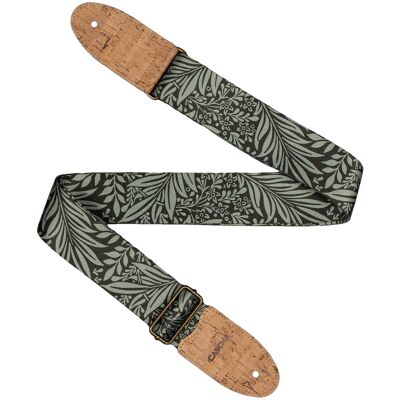 Cascha Cgs-Vc8 Guitar Strap Vegan Cork Olive Jungle Cascha Cgs-Vc8 Guitar Strap Vegan Cork Olive Jungle