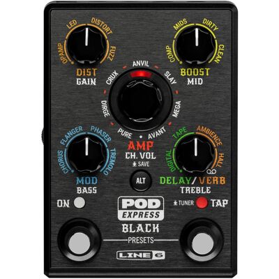 Line 6 Pod Express Guitar Black Line 6 Pod Express Guitar Black