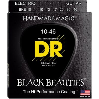 Dr Strings Black Beauties Bke-10 Dr Strings Black Beauties Bke-10
