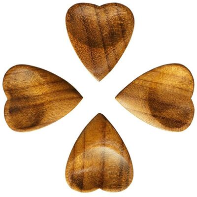 Timber Tones Heart Tones Indian Teak 4-Pack Timber Tones Heart Tones Indian Teak 4-Pack