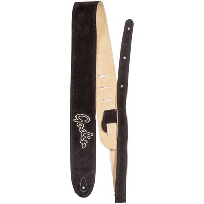 Godin Brown Suede Embroidery Godin Brown Suede Embroidery