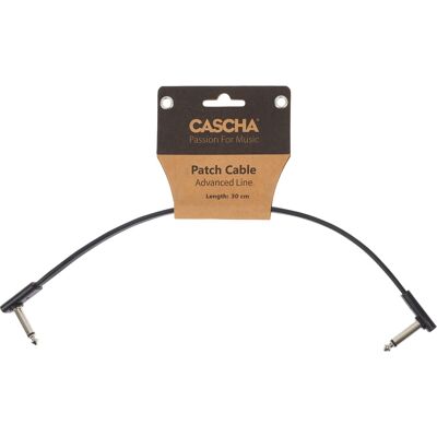 Cascha Advanced Line Patch Cable Flat Black 30cm Cascha Advanced Line Patch Cable Flat Black 30cm