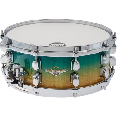 Tama Starclassic Maple Exotic Snare Drum 14" X 5,5" Marine Shoreline M Tama Starclassic Maple Exotic Snare Drum 14" X 5,5" Marine Shoreline M