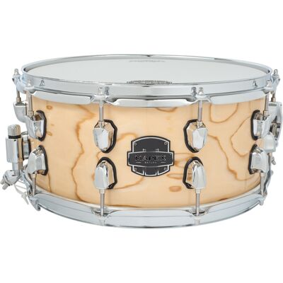 Mapex 14" X 6,5" Saturn Vi Natural Maple Burl Snare Drum Mapex 14" X 6,5" Saturn Vi Natural Maple Burl Snare Drum