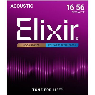 Elixir Polyweb 80/20 Bronze Resonator Elixir Polyweb 80/20 Bronze Resonator