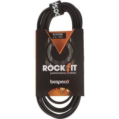 Bespeco Rockit Interlink Cable 2x Rca - 2x Rca 3 M Bespeco Rockit Interlink Cable 2x Rca - 2x Rca 3 M