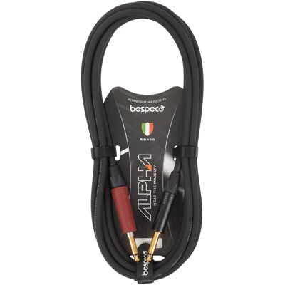 Nástrojový kabel Bespeco Alpha Silent Neutrik 3 m - Nástrojový kabel Nástrojový kabel Bespeco Alpha Silent Neutrik 3 m - Nástrojový kabel