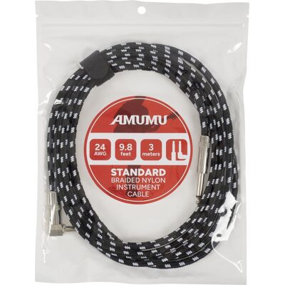 Amumu S30W-SA-3M Pletený nylonový kabel - Kabel pro nástroje Amumu S30W-SA-3M Pletený nylonový kabel - Kabel pro nástroje