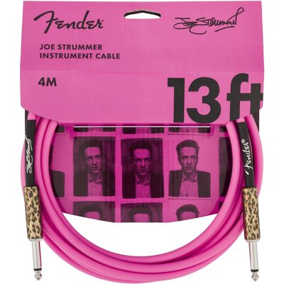Fender 13' Instrument Cable Joe Strummer Pink Leopard Fender 13' Instrument Cable Joe Strummer Pink Leopard