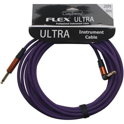 Tanglewood Flex Ultra Cable Blackberry 6 M Angled Tanglewood Flex Ultra Cable Blackberry 6 M Angled