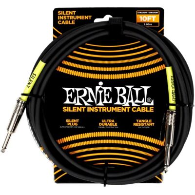 Ernie Ball Classic Silent Instrument Cable Straight/straight 20ft Blac Ernie Ball Classic Silent Instrument Cable Straight/straight 20ft Blac