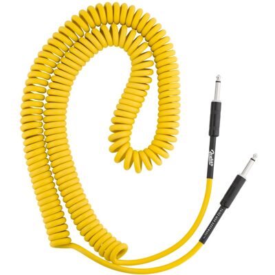 Fender X Third Man Hardware 30' Coil Cable Yellow Fender X Third Man Hardware 30' Coil Cable Yellow