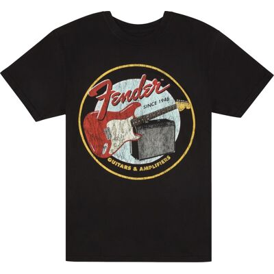 Fender 1946 Guitars & Amps T-Shirt Xl Fender 1946 Guitars & Amps T-Shirt Xl