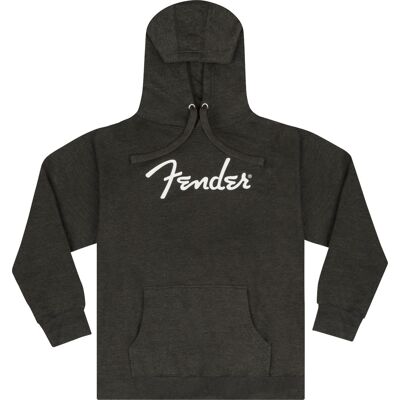 Fender Spaghetti Logo Hoodie Gray Heather M Fender Spaghetti Logo Hoodie Gray Heather M