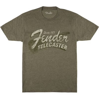 Fender Since 1951 Telecaster T-Shirt Military Heather Green M Fender Since 1951 Telecaster T-Shirt Military Heather Green M