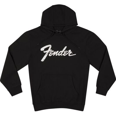 Fender Logo Date Back Hoodie Black S Fender Logo Date Back Hoodie Black S