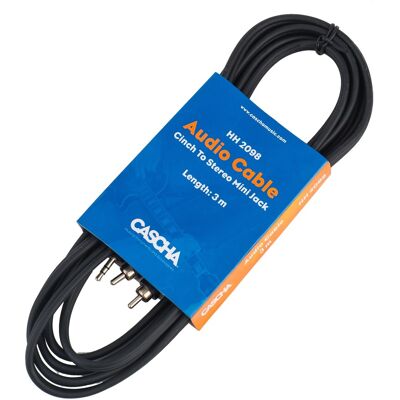 Cascha Audio Cable Stereo 3 M 3,5 Mm Cascha Audio Cable Stereo 3 M 3,5 Mm