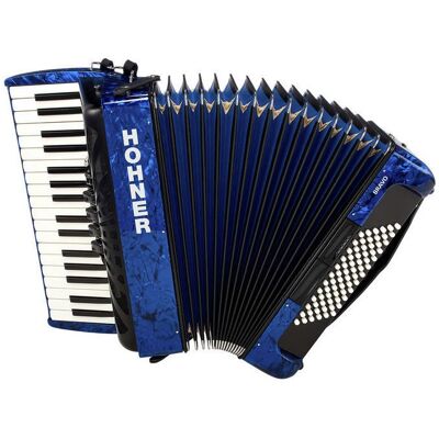 Hohner Bravo Iii 72 Dark Blue Silentkey Hohner Bravo Iii 72 Dark Blue Silentkey