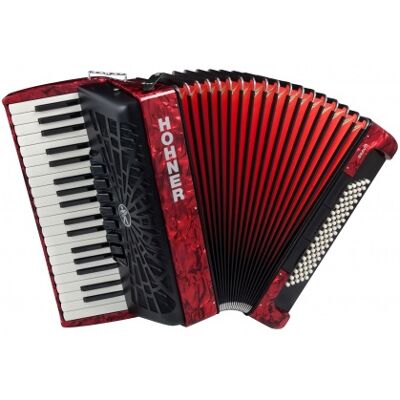 Hohner Bravo Iii 120 Red Silentkey Hohner Bravo Iii 120 Red Silentkey