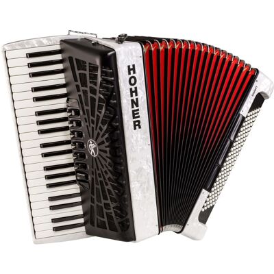 Hohner Bravo Iii 120 White Silentkey Hohner Bravo Iii 120 White Silentkey