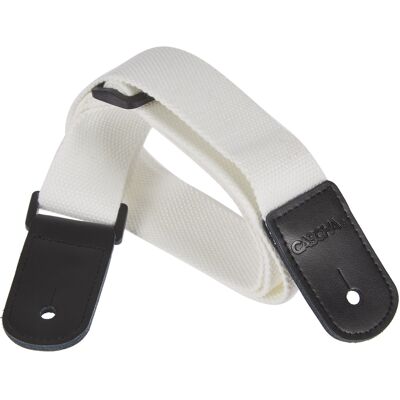 Cascha Ukulele Strap Poly-Cotton White Cascha Ukulele Strap Poly-Cotton White