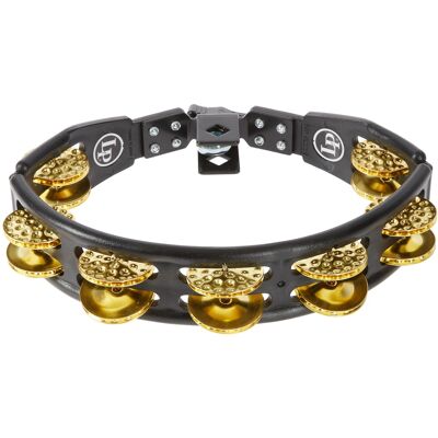 Latin Percussion Cyclops Tambourine Dimpled Brass Jingle Latin Percussion Cyclops Tambourine Dimpled Brass Jingle