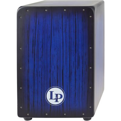 Latin Percussion Aspire Series Blue Burst Streak Cajon Latin Percussion Aspire Series Blue Burst Streak Cajon