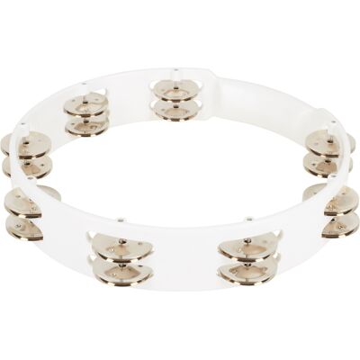 Latin Percussion Aspire Tambourine White Latin Percussion Aspire Tambourine White