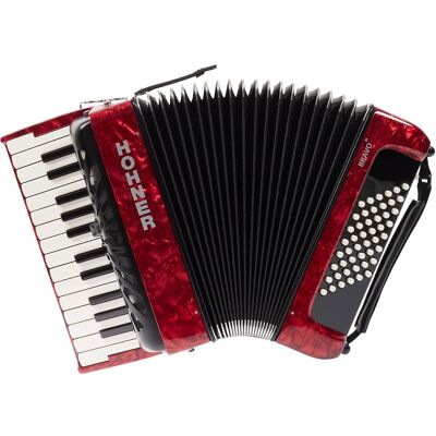 Hohner Bravo Ii 48 Red Hohner Bravo Ii 48 Red