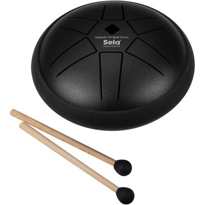 Sela 5.5" Melody Tongue Drum Black Sela 5.5" Melody Tongue Drum Black