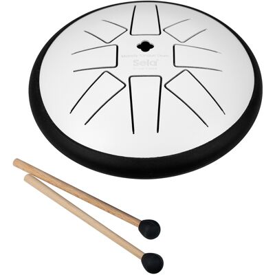 Sela 6" Melody Tongue Drum White Sela 6" Melody Tongue Drum White