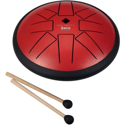 Sela 6" Melody Tongue Drum Red Sela 6" Melody Tongue Drum Red