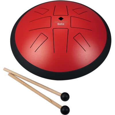 Sela 10" Melody Tongue Drum Red Sela 10" Melody Tongue Drum Red