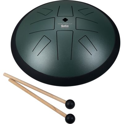 Sela 10" Melody Tongue Drum Dark Green Sela 10" Melody Tongue Drum Dark Green