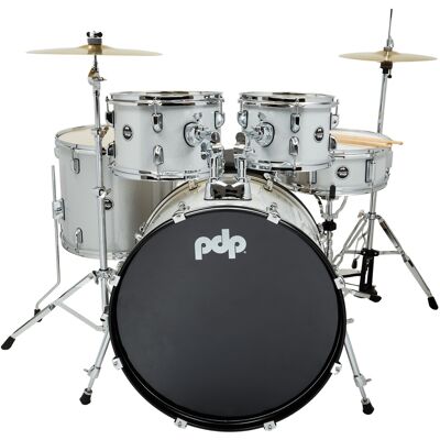 Pdp Center Stage Diamond White Sparkle Rock Set Pdp Center Stage Diamond White Sparkle Rock Set